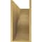 Ekena Millwork 10"W x 30"D x 20"H Classic Greensboro Rough Cedar Woodgrain TimberThane Corbel, Primed Tan CORUR10X30X20GRNRCPR - alternate 3